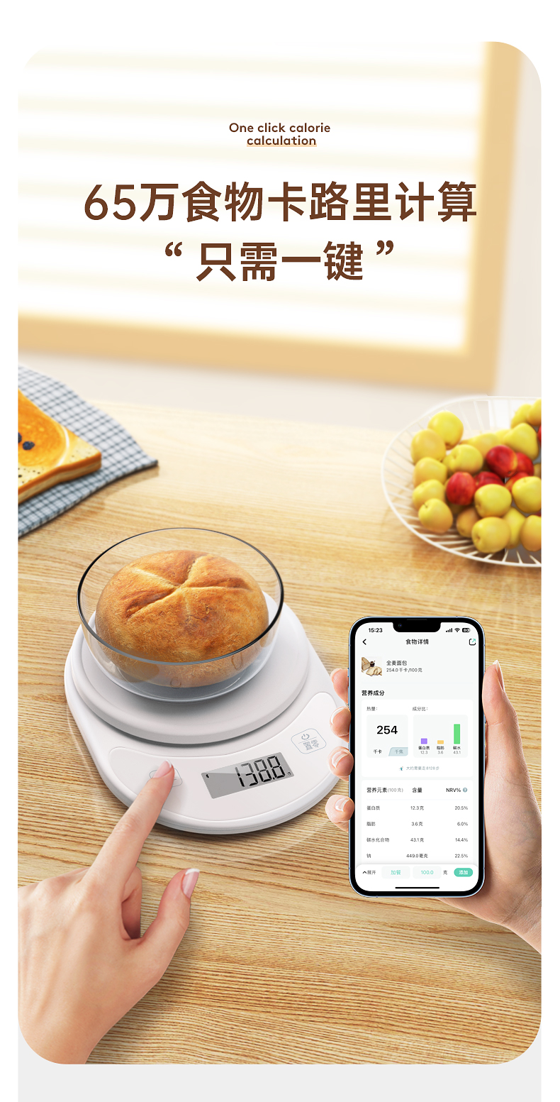 “我发誓我的卡路里计算智能厨房秤现在是有史以来最低的价格。”